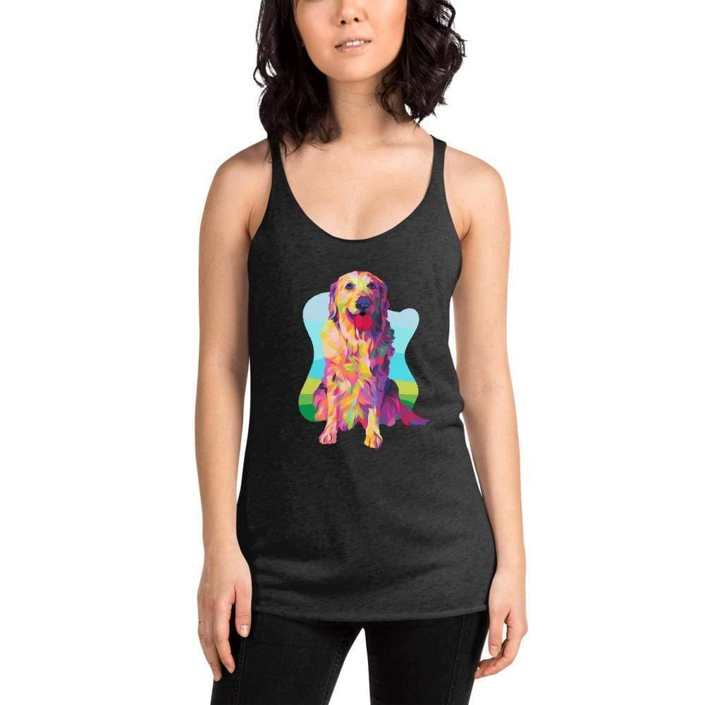 Golden Retriever Racerback Tank Top