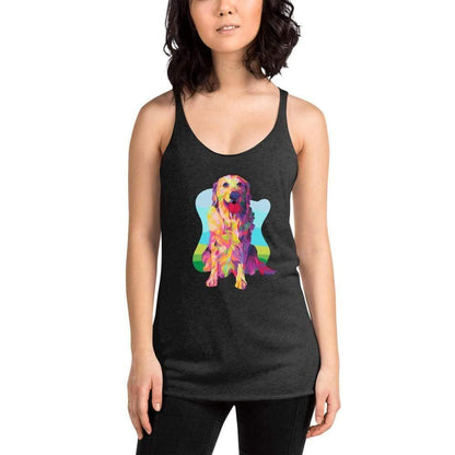 Golden Retriever Racerback Tank Top