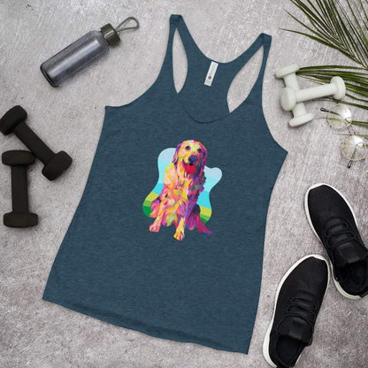 Golden Retriever Racerback Tank Top