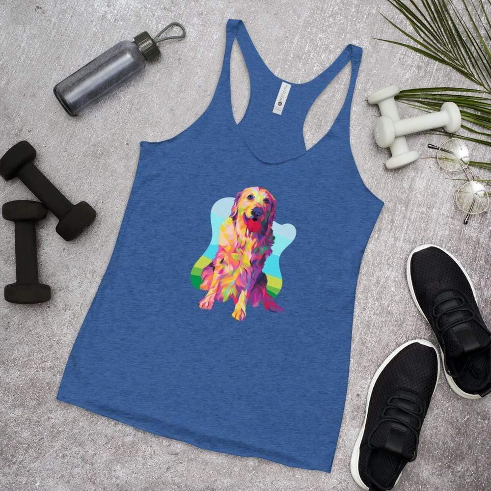 Golden Retriever Racerback Tank Top