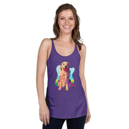 Golden Retriever Racerback Tank Top