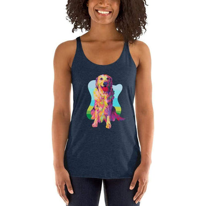 Golden Retriever Racerback Tank Top