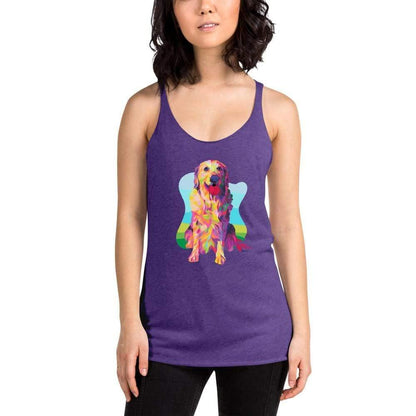 Golden Retriever Racerback Tank Top