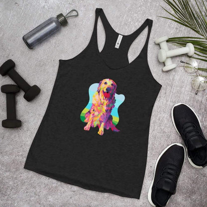 Golden Retriever Racerback Tank Top