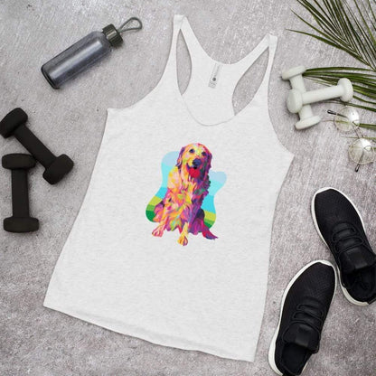 Golden Retriever Racerback Tank Top