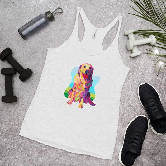 Golden Retriever Racerback Tank Top