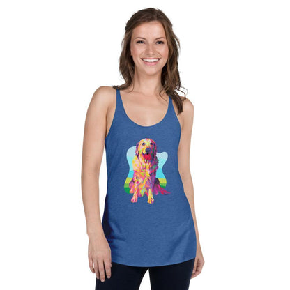 Golden Retriever Racerback Tank Top