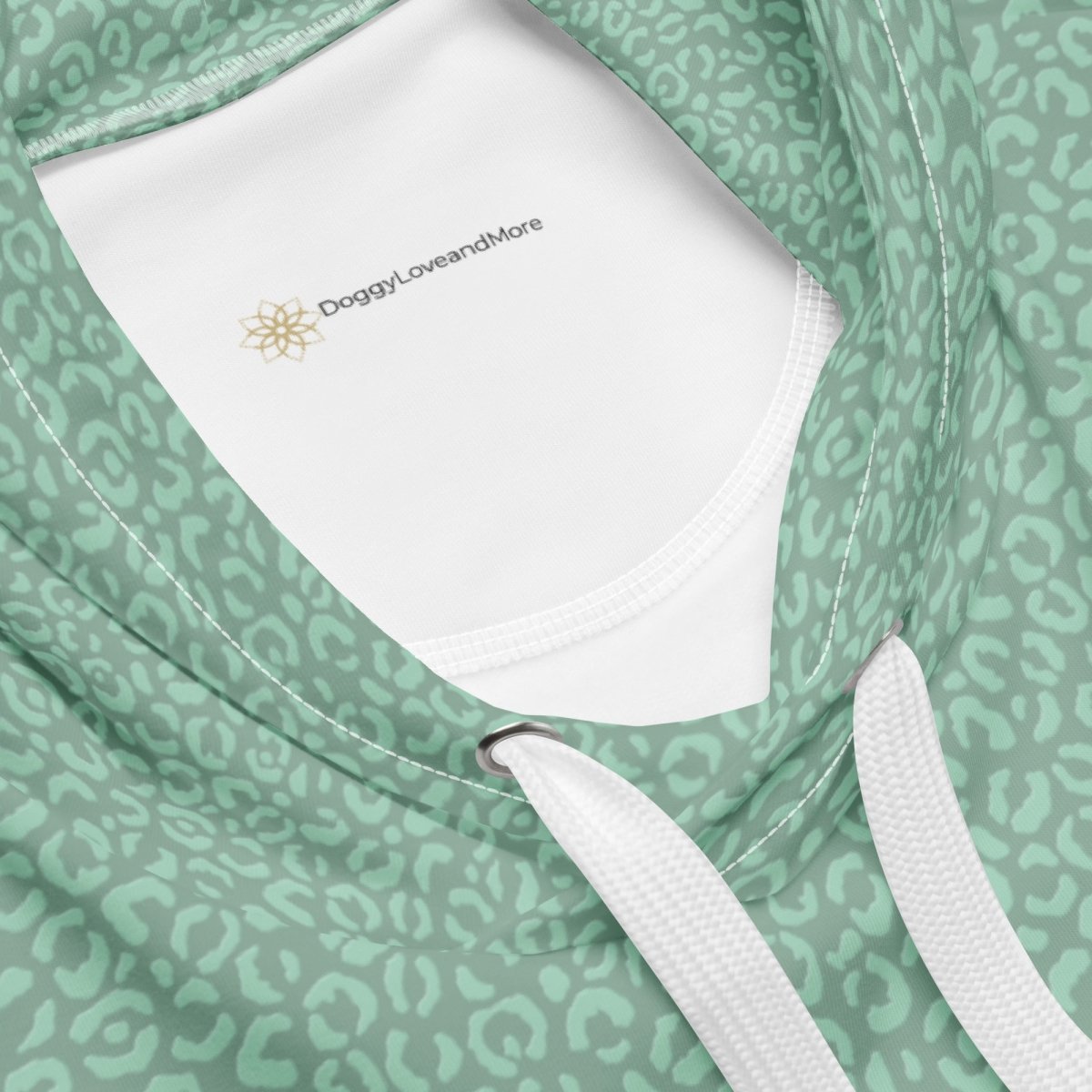 Green Leopard Print Dog Mom Hoodie