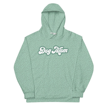 Green Leopard Print Dog Mom Hoodie