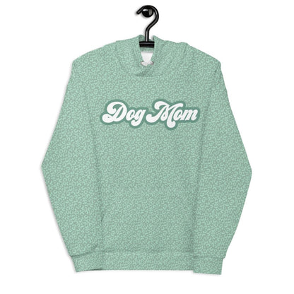 Green Leopard Print Dog Mom Hoodie