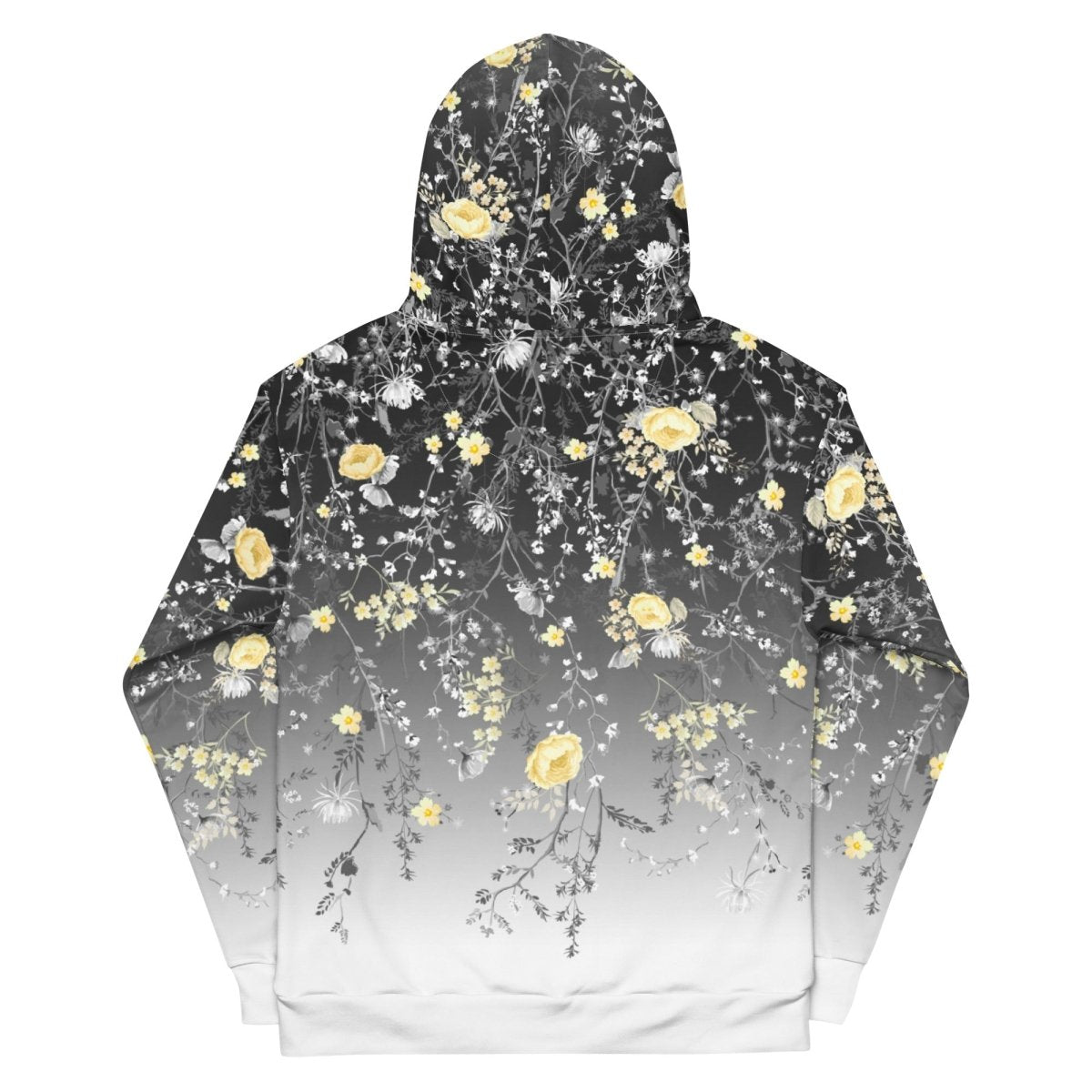 Grey Floral Dog Mom Hoodie