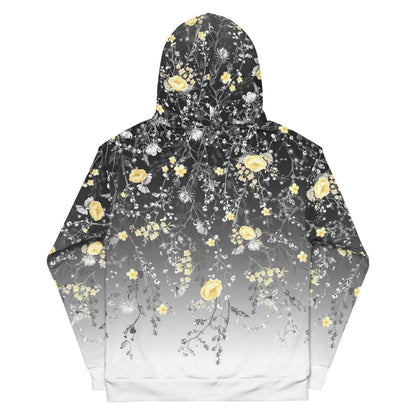 Grey Floral Dog Mom Hoodie