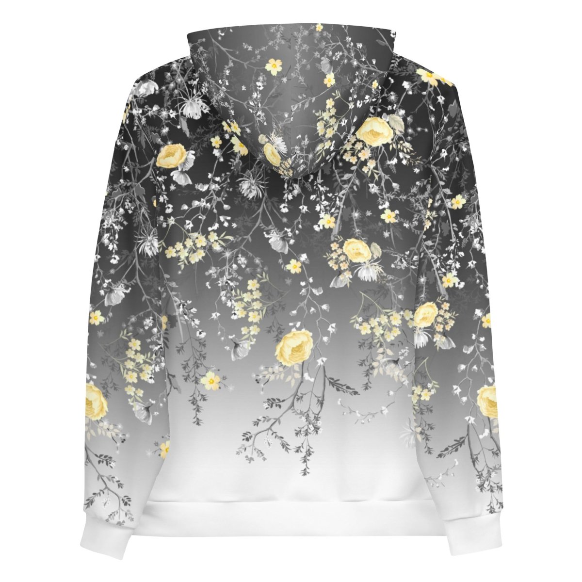 Grey Floral Dog Mom Hoodie