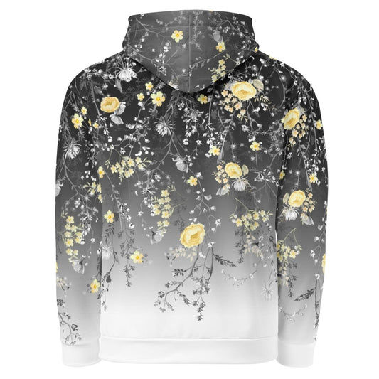Grey Floral Dog Mom Hoodie
