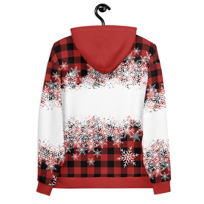 Happy Pawlidays Red Plaid Hoodie