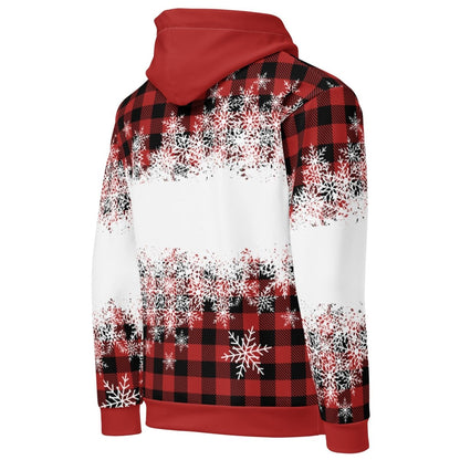 Happy Pawlidays Red Plaid Hoodie