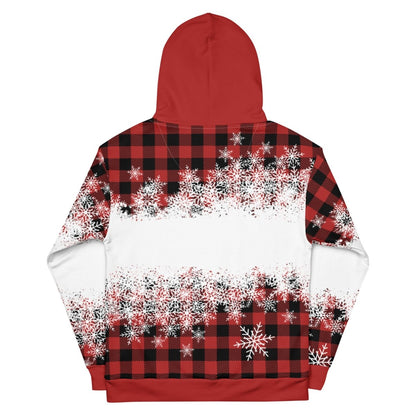 Happy Pawlidays Red Plaid Hoodie