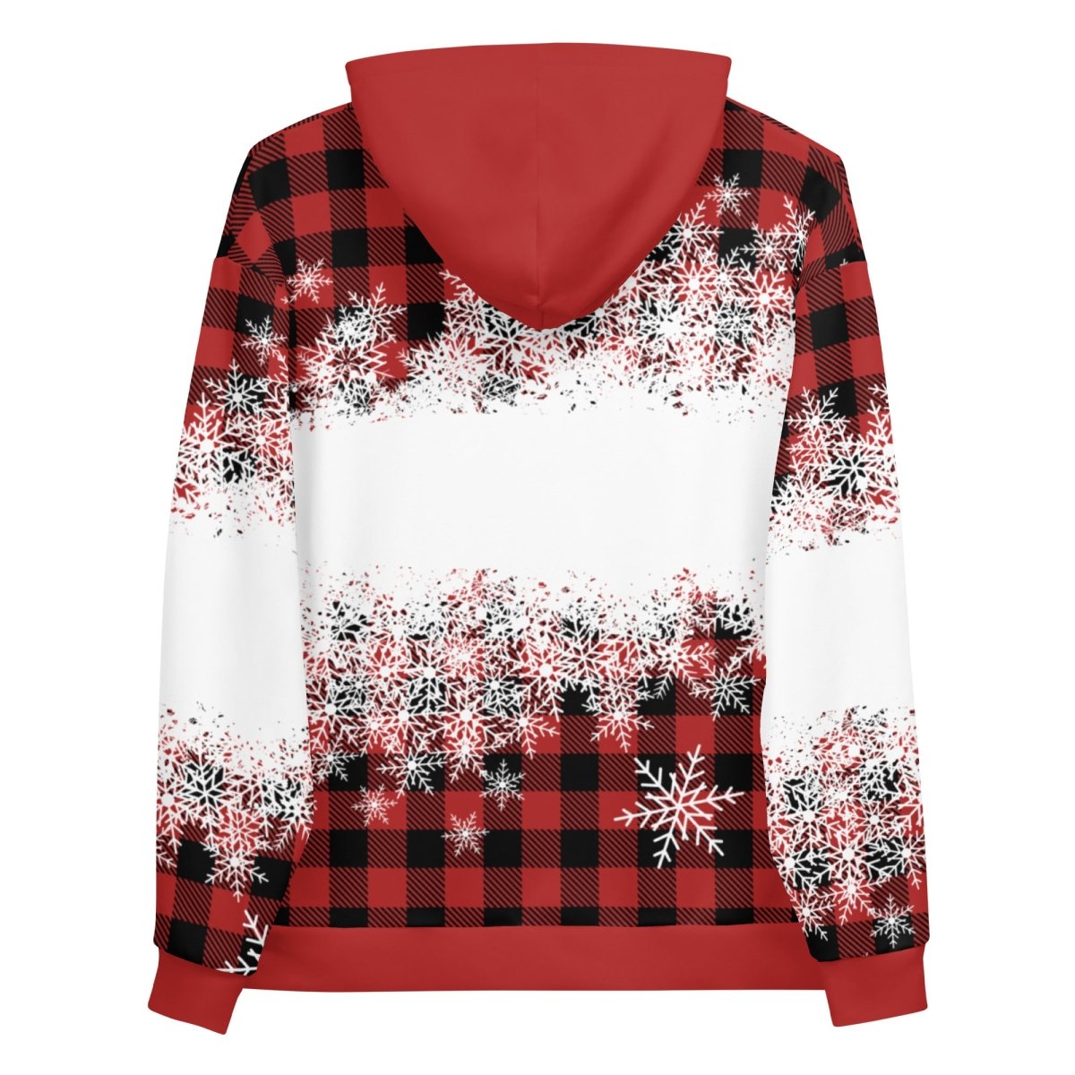 Happy Pawlidays Red Plaid Hoodie