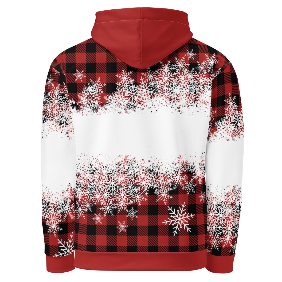 Happy Pawlidays Red Plaid Hoodie