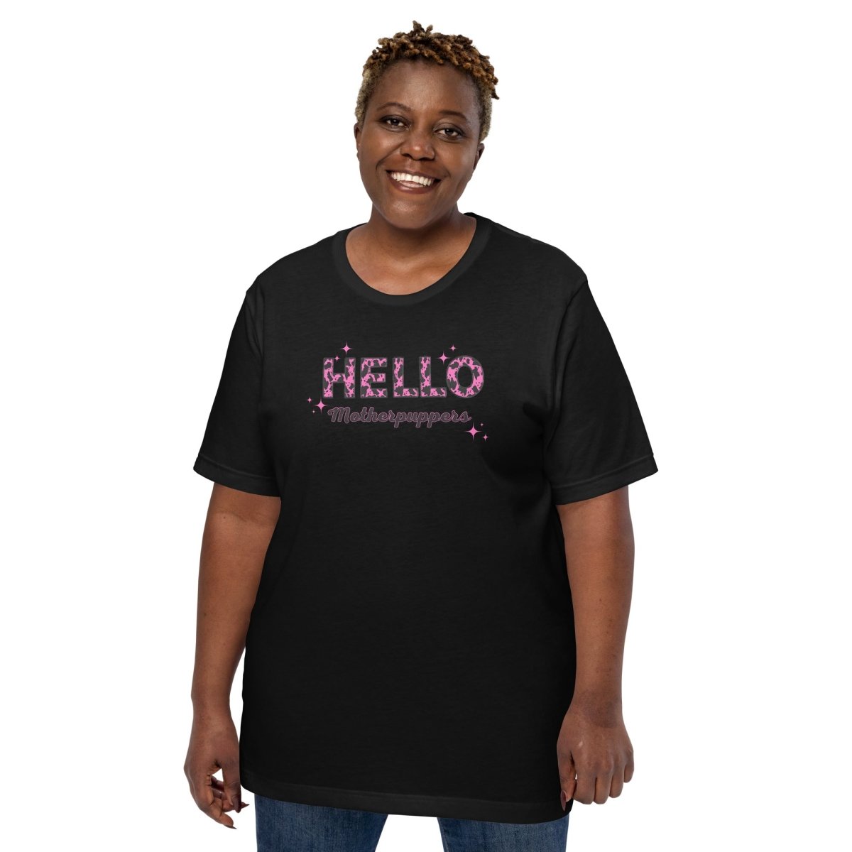 Hello Motherpuppers Dog Mom T-Shirt
