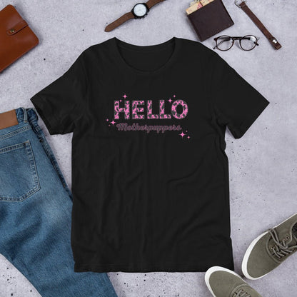Hello Motherpuppers Dog Mom T-Shirt