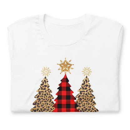 Merry & Bright Plaid Trees T-Shirt
