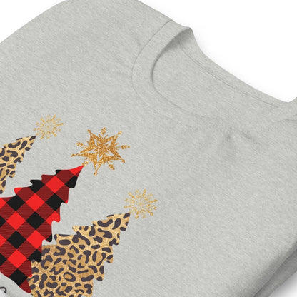 Merry & Bright Plaid Trees T-Shirt