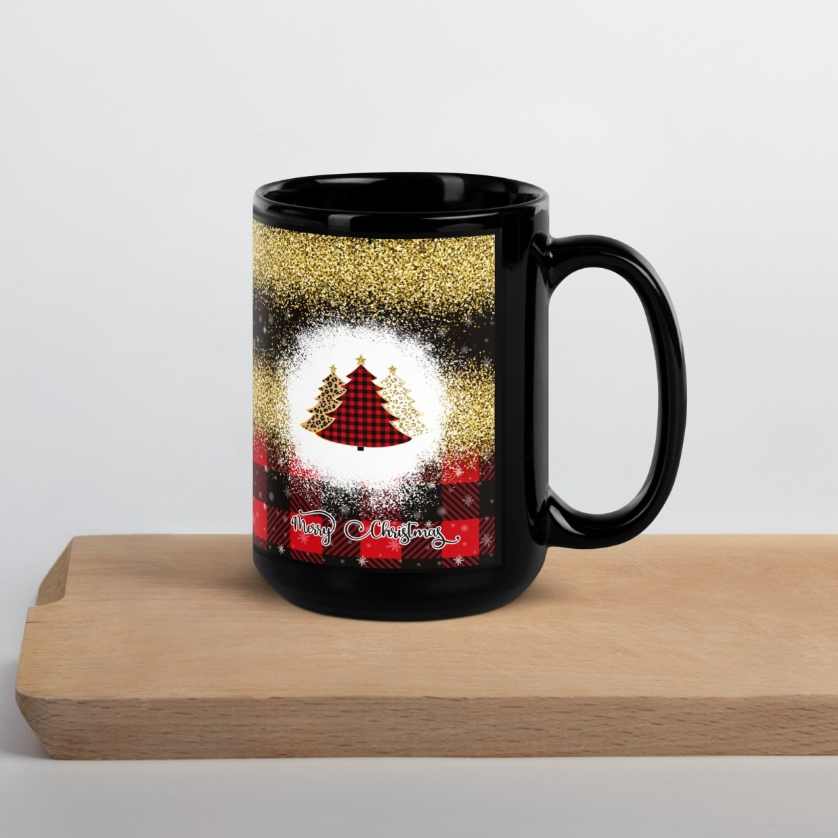 Merry Christmas Buffalo Plaid Mug