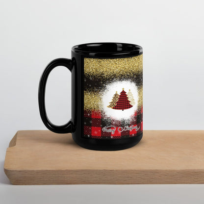 Merry Christmas Buffalo Plaid Mug
