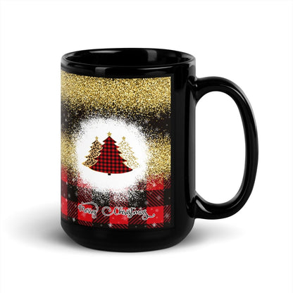 Merry Christmas Buffalo Plaid Mug