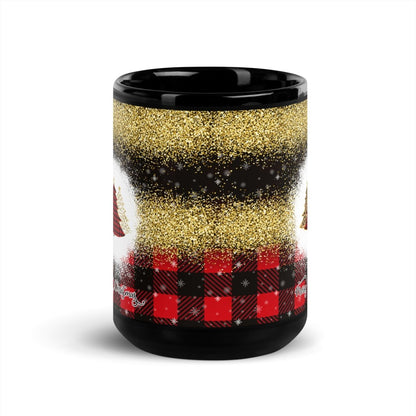 Merry Christmas Buffalo Plaid Mug