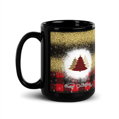 Merry Christmas Buffalo Plaid Mug