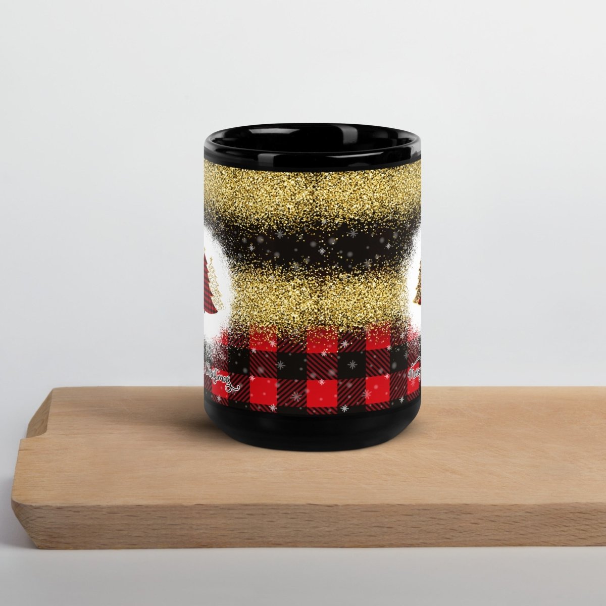 Merry Christmas Buffalo Plaid Mug