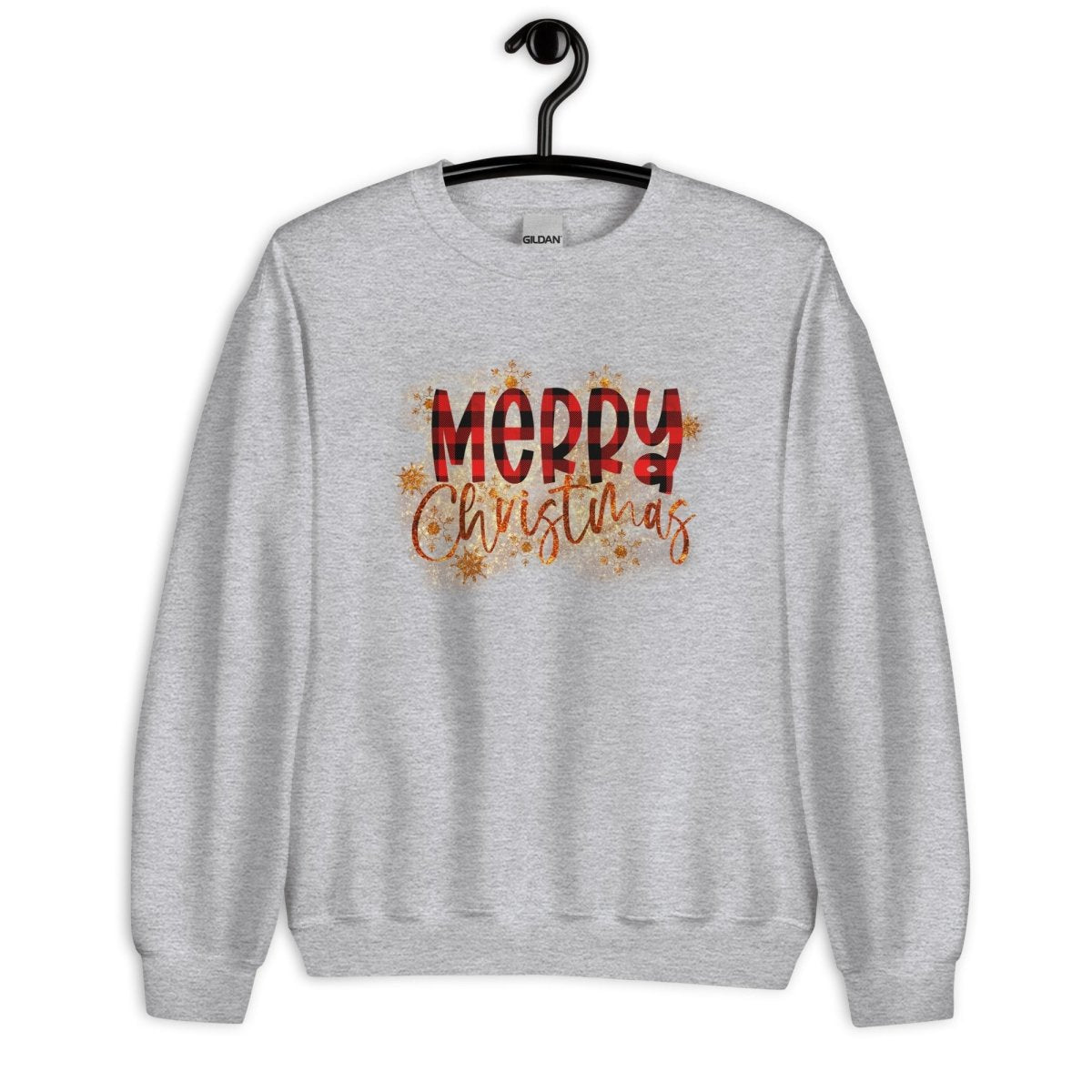 Merry Christmas Buffalo Plaid Sweatshirt