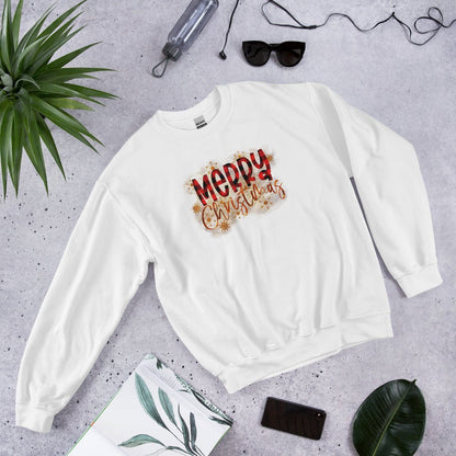Merry Christmas Buffalo Plaid Sweatshirt