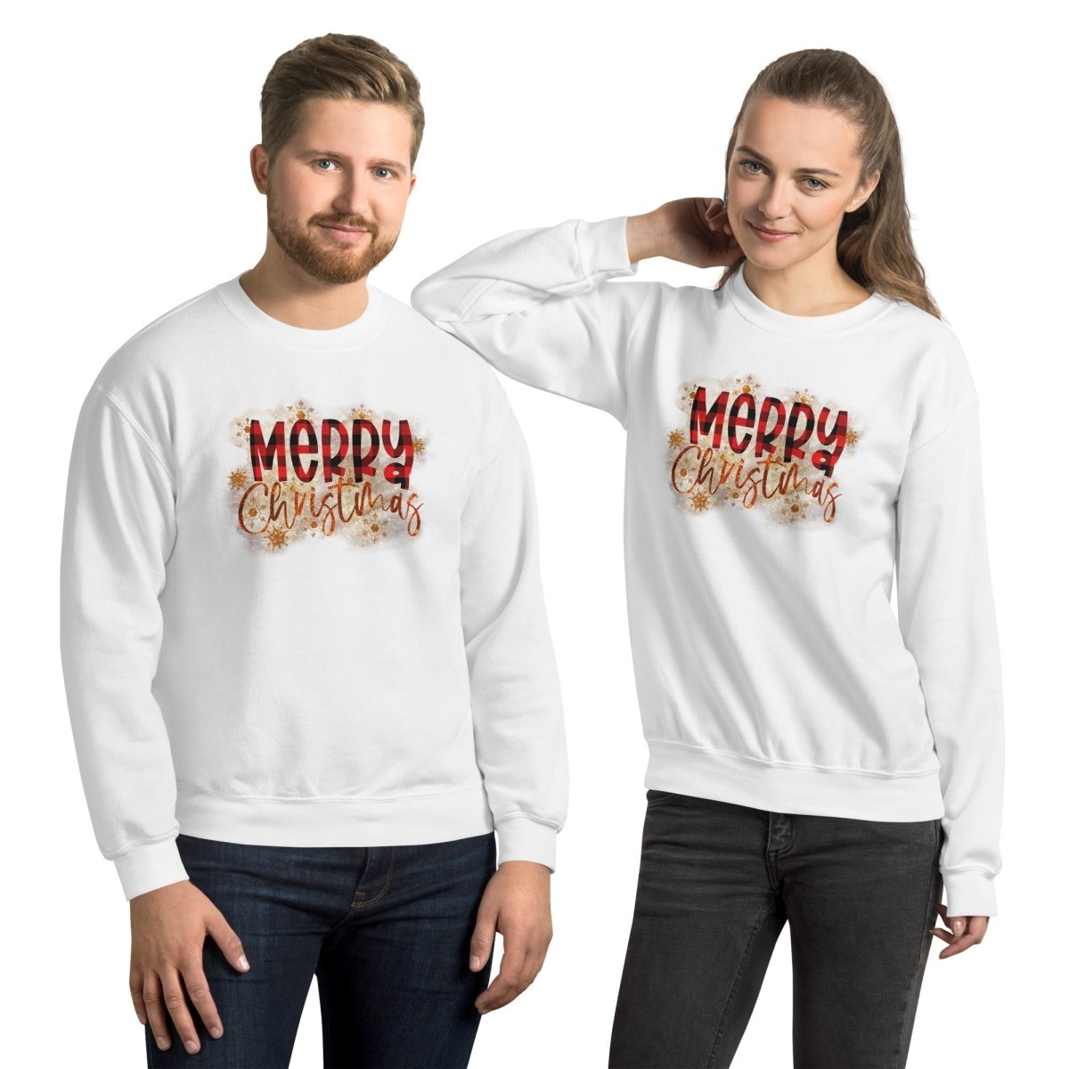 Merry Christmas Buffalo Plaid Sweatshirt