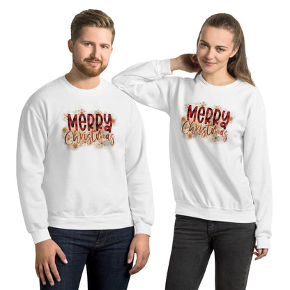 Merry Christmas Buffalo Plaid Sweatshirt