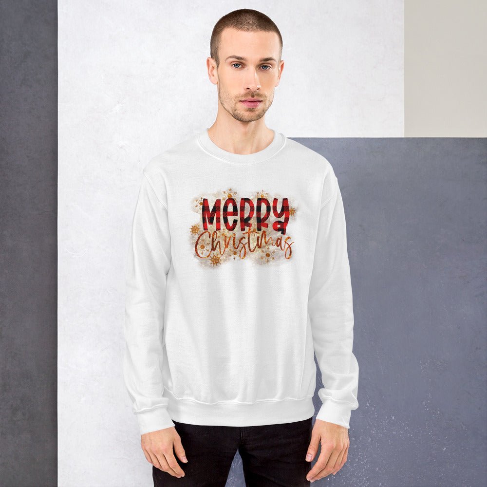Merry Christmas Buffalo Plaid Sweatshirt