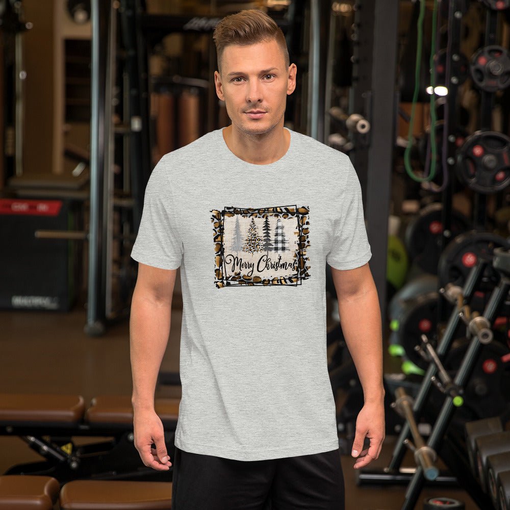 Merry Christmas Leopard Trees T-Shirt