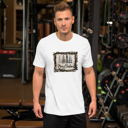 Merry Christmas Leopard Trees T-Shirt