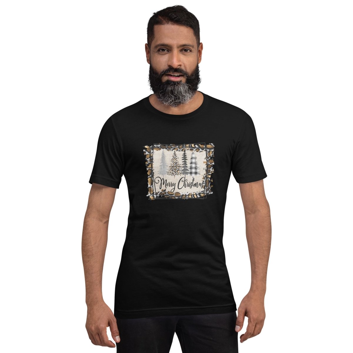 Merry Christmas Leopard Trees T-Shirt