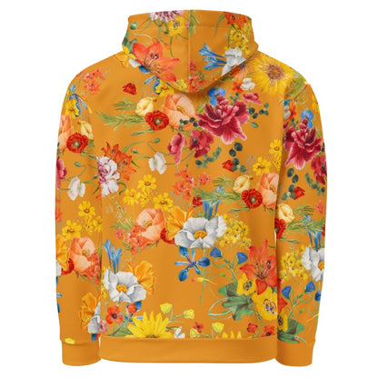 Mustard Yellow Floral Dog Mom Hoodie