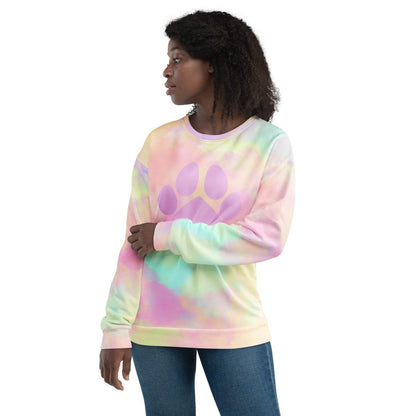 Pastel Cloud Dog Paw Sweatshirt