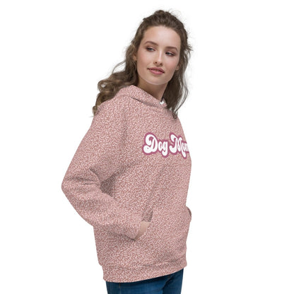 PInk Leopard Print Dog Mom Hoodie