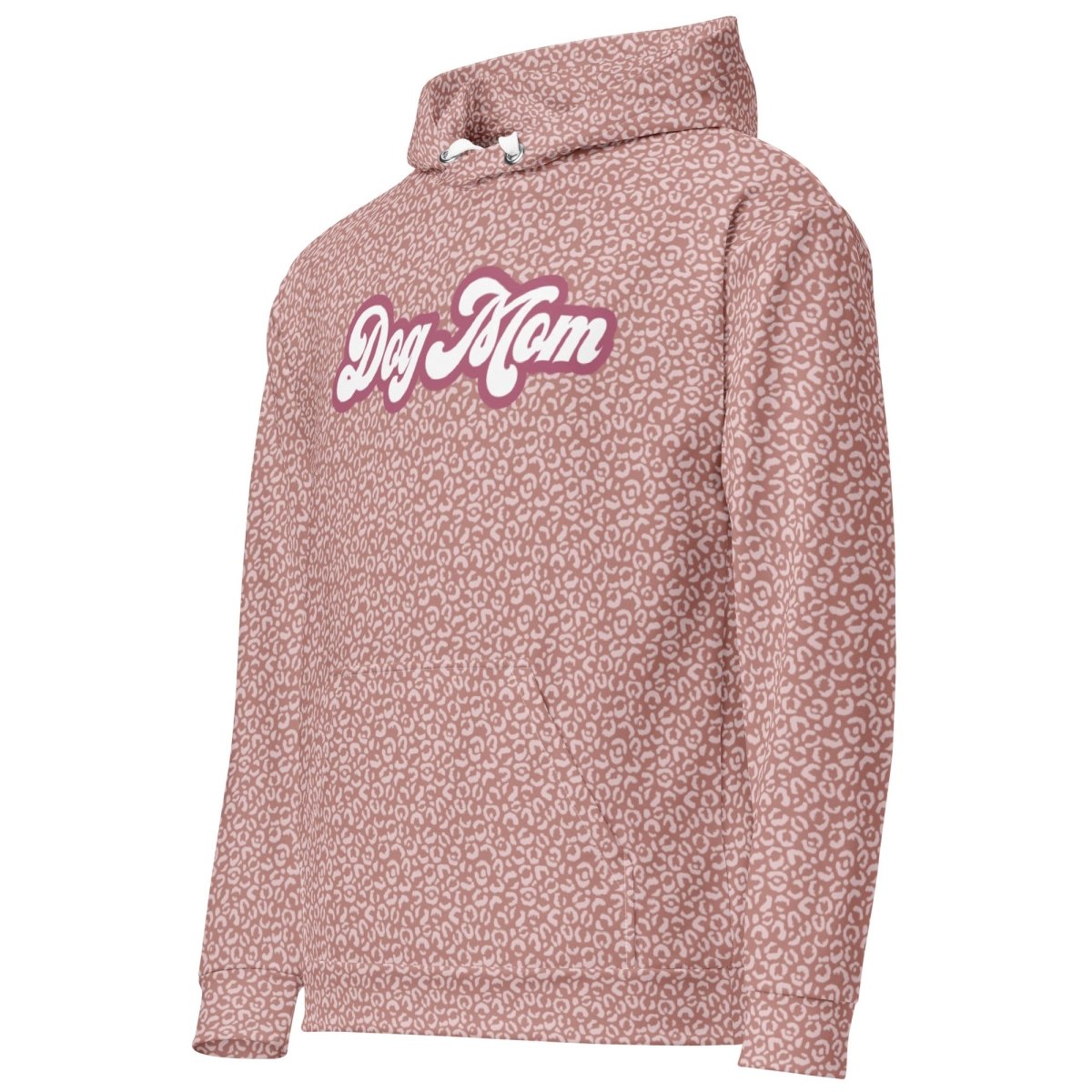 PInk Leopard Print Dog Mom Hoodie