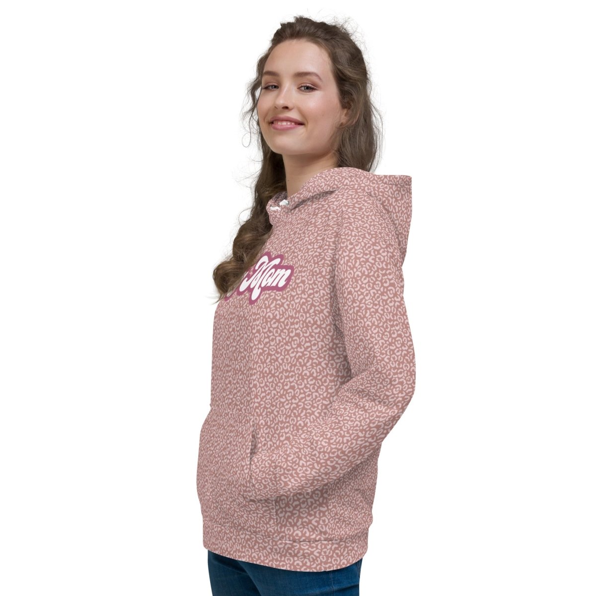 PInk Leopard Print Dog Mom Hoodie