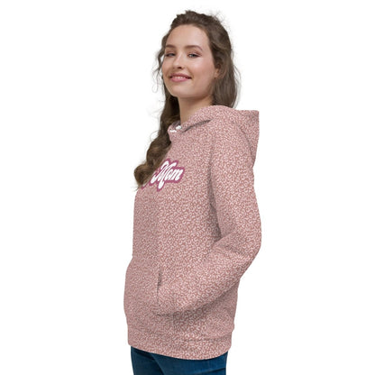 PInk Leopard Print Dog Mom Hoodie