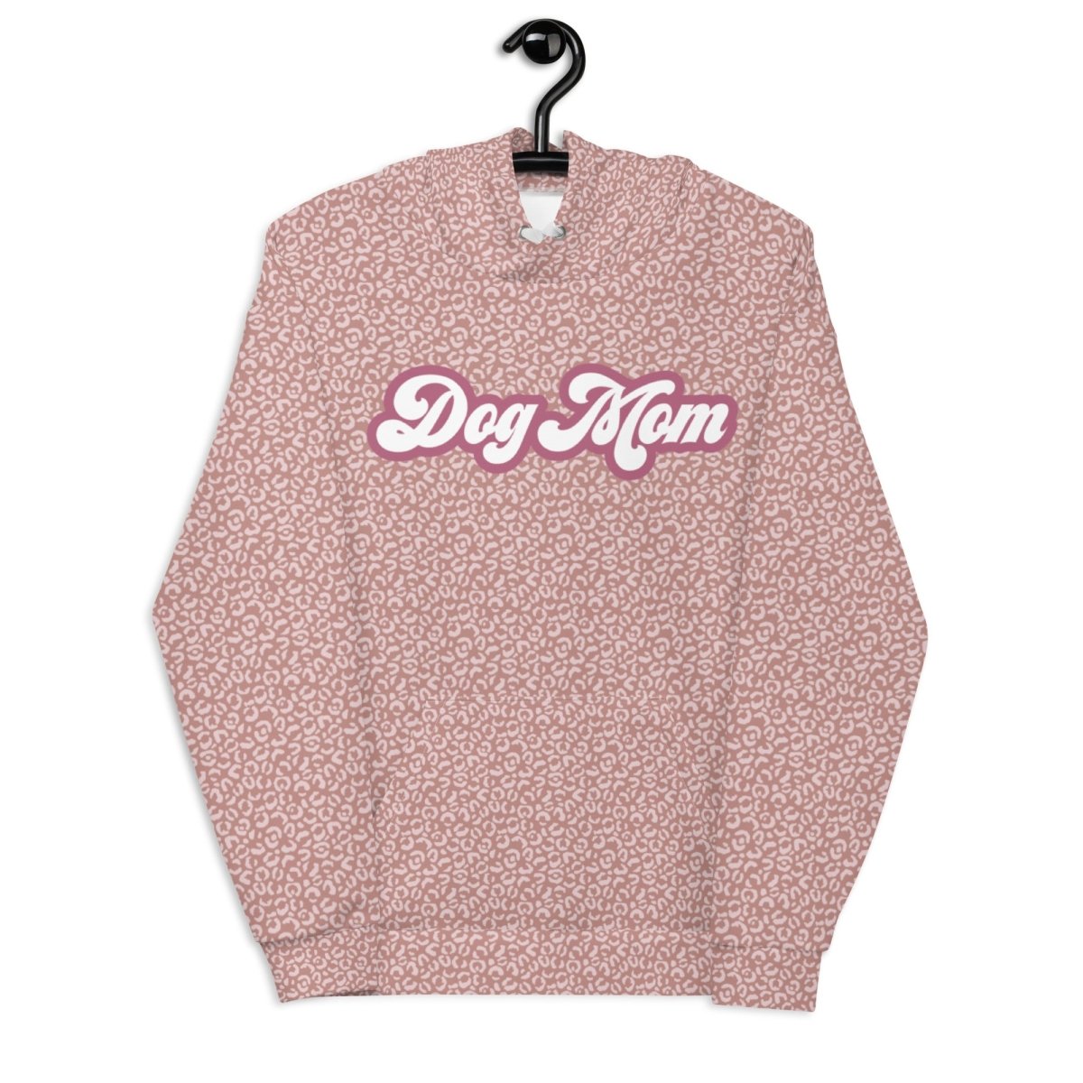 PInk Leopard Print Dog Mom Hoodie