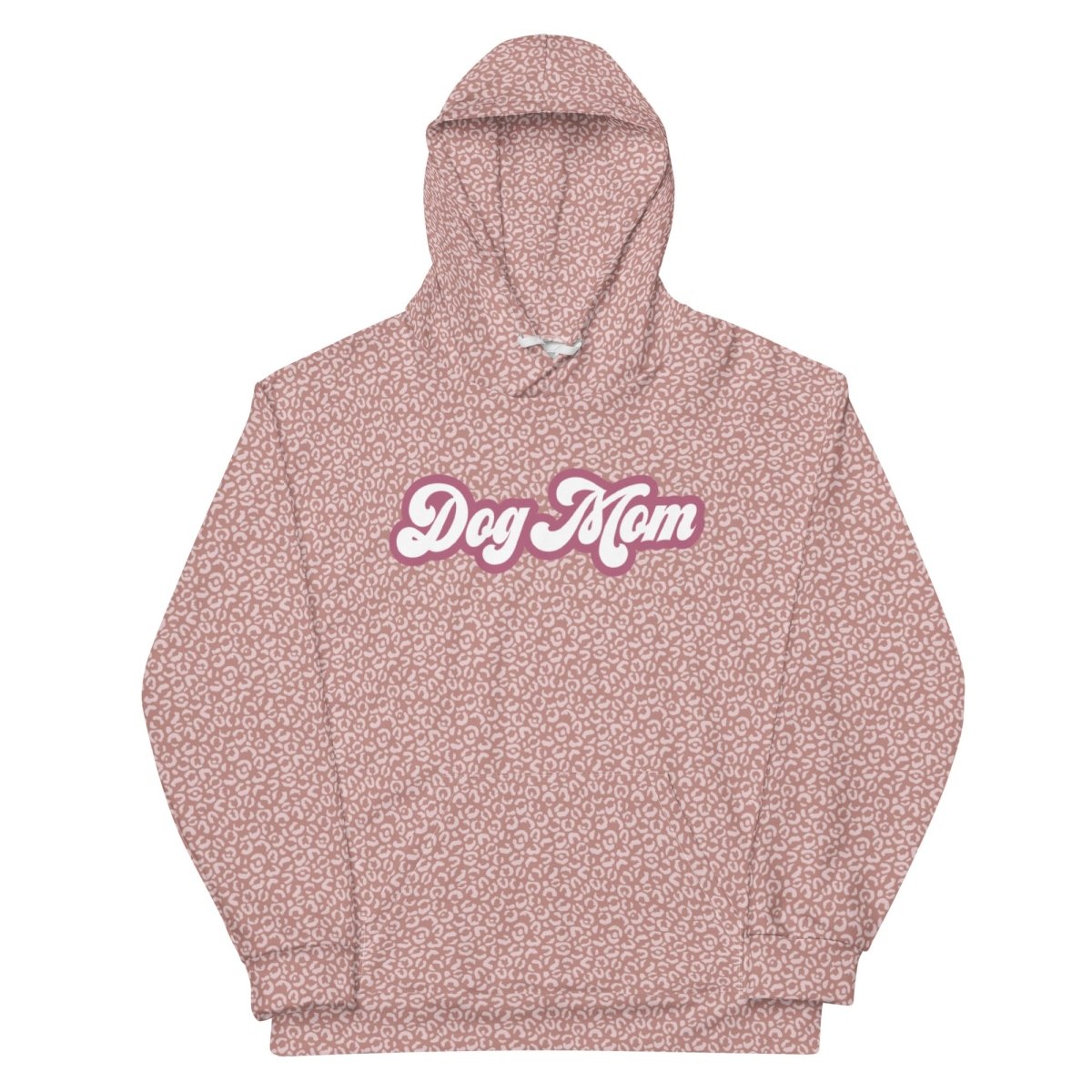 PInk Leopard Print Dog Mom Hoodie