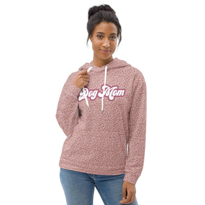 PInk Leopard Print Dog Mom Hoodie